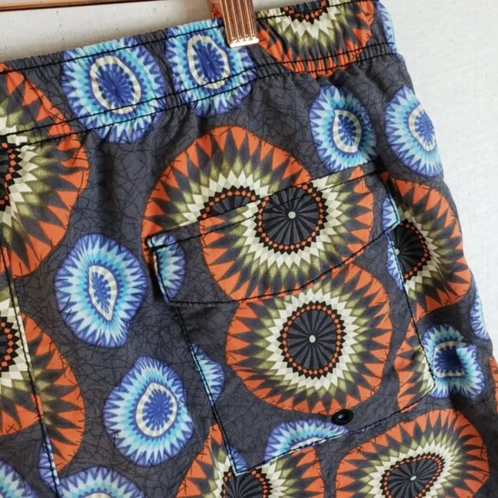 Tommy Bahama RELAX Swim Trunks Novelty Print Colorful size XL Lined Drawstring